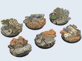 MicroArt Studio Bases - Old Factory Bases, Round 40mm (2) - MNART-BB15R02A