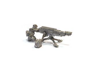 Imperial Guard Lascannon Gunner, мініатюра Warhammer 40k, металева (Games Workshop)
