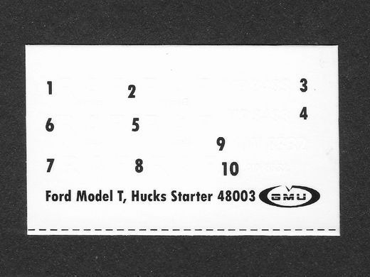 1/48&nbsp;Ford Model T Hucks Starter аеродромний авіастартер (GMU 48003), збірна модель