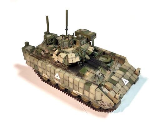 1/72 БМП&nbsp;M2A3 Bradley with BUSK III Збройних Сил України, готова модель авторської роботи