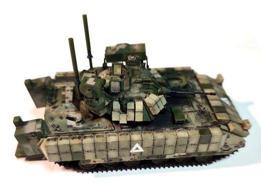 1/72 БМП&nbsp;M2A3 Bradley with BUSK III Збройних Сил України, готова модель авторської роботи