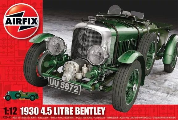 1/12 Автомобиль 4.5 litre Bentley образца 1930 года (Airfix 20440) сборная модель