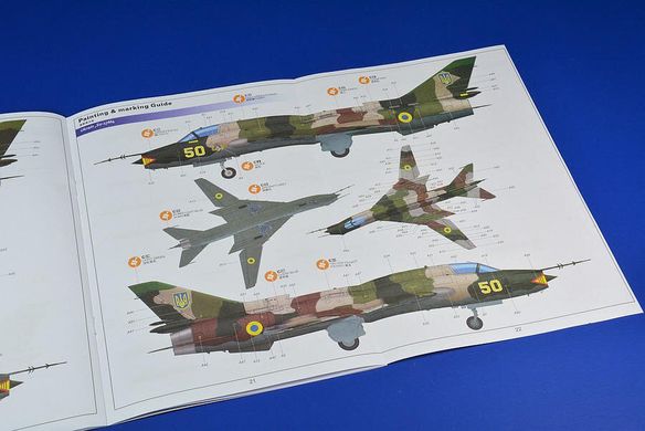 1/48 Сухой Су-17/Су-22 М3/М4 советский самолет (Kitty Hawk 80144) сборная модель