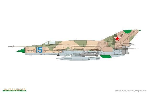 1/144 МиГ-21СМТ, ДВЕ модели в упаковке (Eduard 4426)