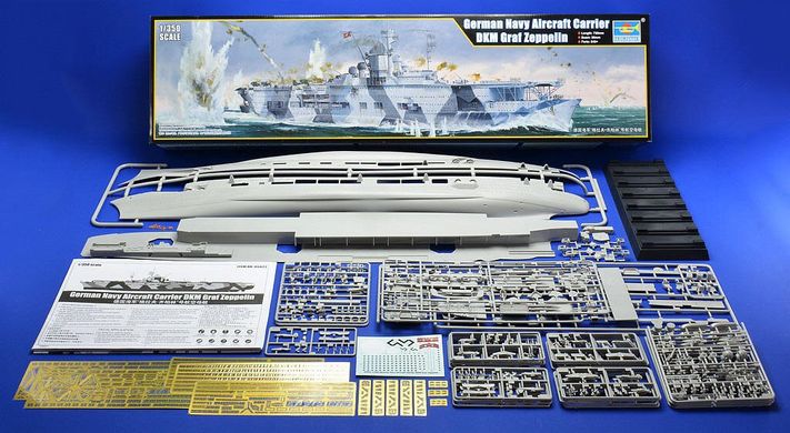 1/350 DKM Graf Zeppelin германский авианосец (Trumpeter 05627) сборная модель
