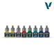 Набір фарб "Wizkids: Arcane Elements", 8 фарб по 8 мл, акрилові (Vallejo 80258 Paint Set)