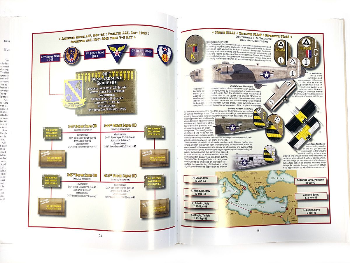 VENDS - Battle Colors: Vol IV, Insignia and Aircraft Markings of the USAAF in World War II Eurean/African/Middle Eastern Theaters Angl.-kniga-battle-colors-volumeiv-insignia-and-aircraft-markings-of-the-usaaf-in-world-war-ii-european-african-middle-eastern-theater-of-operations-robert-a.-watkins-70978050124217