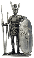 54 мм Римский легионер 3век до н.э., оловянная миниатюра (EK Castings A160)