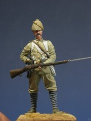 54 мм British Private 66th regiment Afghanistan 1880