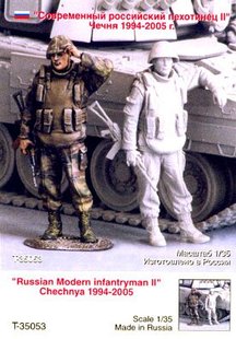 1/35 Современный российский пехотинец №2, Чечня 1994-2005 годов (Танк 35053) сборная фигура