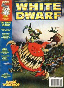 Журнал "White Dwarf" #201 9/1996 September. Журнал від Games Workshop про Warhammer (англійською мовою)