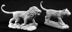 Reaper Miniatures Dark Heaven Legends - Lion and Lioness - RPR-2776