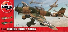 1/24 Junkers Ju-87B-2 Stuka германский пикирующий бомбардировщик (Airfix 18002A) сборная модель
