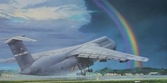 1/144 Lockheed C-5B Galaxy военно-транспортный самолет (Roden 330) сборная модель