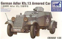 Kfz.13 Adler германский бронеавтомобиль 1:35