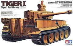 1/35 Танк Pz.Kpfw.VI Tiger I ранних серий, германский Африканский корпус (Tamiya 35227), сборная модель