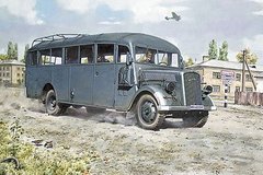 1/72 Opel Blitz Omnibus model W39 (Roden 720) сборная модель