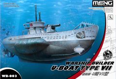 Підводний човен U-Boat Type VII, серія "Warship builder", зборка без клею (Meng Kids WB003) Egg Ship