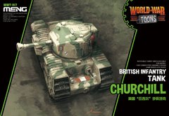 Танк Churchill, серия World War Toons, сборка без клея (Meng Model WWT-017), сборная модель