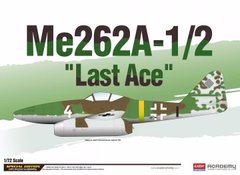 1/72 Messerschmitt Me-262A-1/2 Schwalbe "Last Ace" німецький реактивний винищувач (Academy 12542), збірна модель