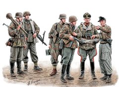 1/35 Набір фігур "Зупинимо їх тут!", німецькі солдати 1945 року, 6 фігур (Master Box 35162), збірні пластикові