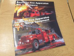 Комплект книг "American Fire Apparatus: Vol.1 Pumpers + Vol.2 Aerial Equipment" Wayne Mutza