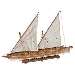 1/100 Американская канонерская лодка Эрроу (Amati Modellismo 1422 Arrow Gunship), сборная деревянная модель