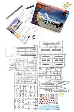 1/72 Истребитель МиГ-19ПМ, серия Advanced Kit с фототравлением (Clear Prop Models CP72057), сборная модель