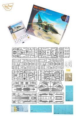 1/72 Истребитель МіГ-23МЛД Военно-воздушных Сил Украины, серия Expert Kit (Clear Prop CP72042), сборная модель