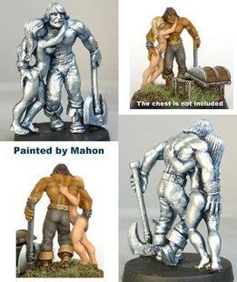 HassleFree Miniatures - My hero , weary barbarian seeks his reward - HF-HFH007