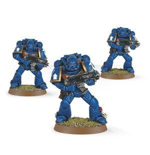 Space Marines (Космодесант) 3 фигуры