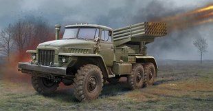 1/35 БМ-21 Град РСЗО на шасси Урал-375 (Trumpeter 01028) сборная модель