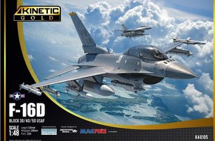 1/48 F-16D Block 30/40/50 многоцелевой истребитель (Kinetic K48105), сборная модель