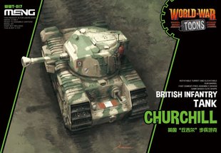 Танк Churchill, серія World War Toons, зборка без клею (Meng Model WWT-017), збірна модель