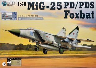 1/48 Микоян-Гуревич МиГ-25ПД/ПДС (Kitty Hawk 80119) сборная модель