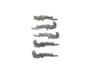 Shock Trooper Right Arm with Lasgun Kantrael Pattern, 5 штук, пластиковые (Games Workshop Warhammer 40.000 Imperial Guard)