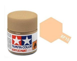 Фарба Tamiya XF-15 Flat Flesh, матова акрилова, 10 мл (Tamiya 81715)