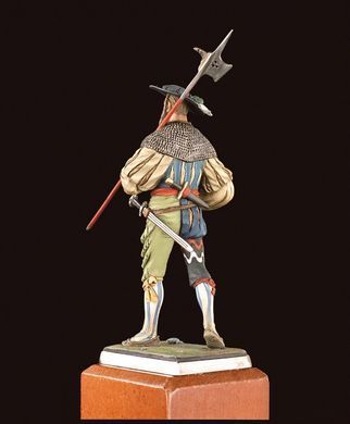 75мм Сержант ландскнехтів, Німеччина XVI ст. (Amati 8640-01), колекційна олов'яна мініатюра