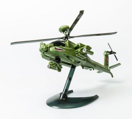 Американський гелікоптер AH-64 Apache (Airfix Quick Build J6004) проста збірна модель для дітей