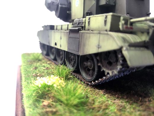 1/35 Финская ЗСУ ItPsv 90 Marksman SPAAG на подставке, готовая модель авторской работы