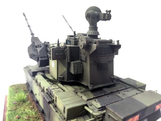 1/35 Финская ЗСУ ItPsv 90 Marksman SPAAG на подставке, готовая модель авторской работы