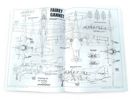 Монографія "Fairey Gannet. Warpaint Series 23" by Steve Hazell (англійською мовою)