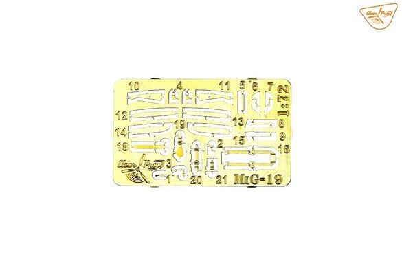 1/72 Истребитель МиГ-19ПМ, серия Advanced Kit с фототравлением (Clear Prop Models CP72057), сборная модель