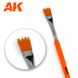 Плоская кисть для везерінга, синтетика (AK Interactive AK576 Saw Shape Weathering Brush)