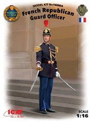 120 мм Офицер Республиканской гвардии Франции (ICM 16004) сборная миниатюра