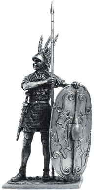 54 мм Римский легионер 3 век до н.э., оловянная миниатюра (EK Castings A161)