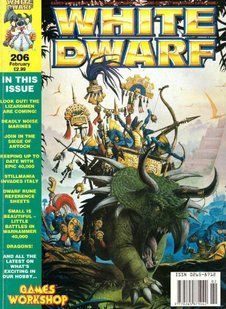 Журнал "White Dwarf" #206 2/1997 February. Журнал від Games Workshop про Warhammer (англійською мовою)