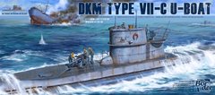 1/35 Верхняя палуба германской подлодки DKM Type VII-C U-Boat (Border Model BS001), сборная модель