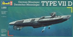 1/350 Подводная лодка U-BoatType VII D (Revell 05107)