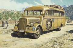 1/72 Opel Blitz Omnibus (model W.39 Ludewig-built, late) (Roden 721) збірна модель